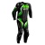 RST Tractech Evo 4 CE Mens Leather Suit - Black/Green
